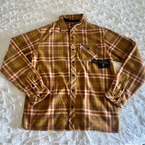 O’Neil Plaid Snap-Up Shirt/Jacket, XL